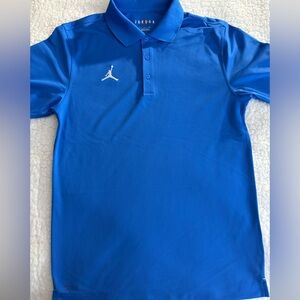 NWT Men’s Varsity Polo Jordan Dri Fit shirt Blue Size Small